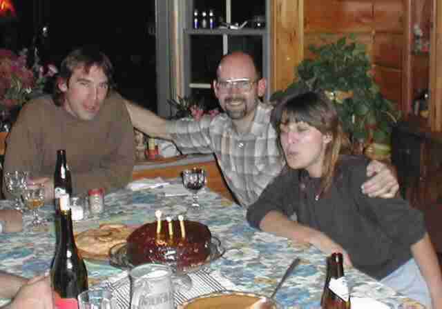 Birthday celebration - Ken, Ray, Gina
