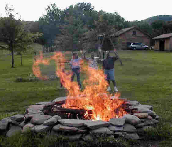 Fire pit by day